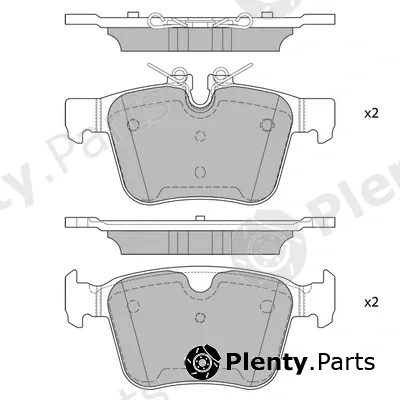 Hagen GP4069 — Brake Pad Set, disc brake