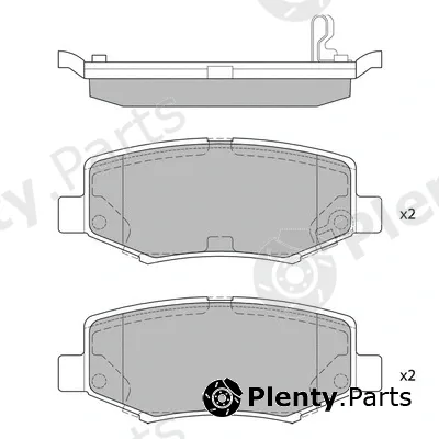 Hagen GP2186 — Brake Pad Set, disc brake