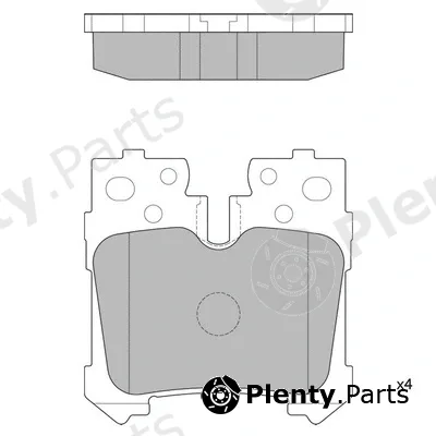 Hagen GP2301 — Brake Pad Set, disc brake