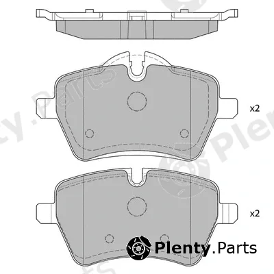 Hagen GP1799 — Brake Pad Set, disc brake
