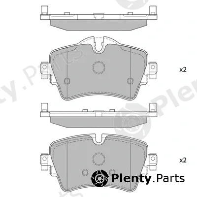 Hagen GP4005 — Brake Pad Set, disc brake
