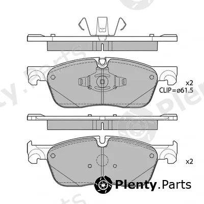 Hagen GP4279 — Brake Pad Set, disc brake