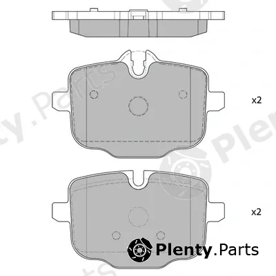 Hagen GP1793 — Brake Pad Set, disc brake