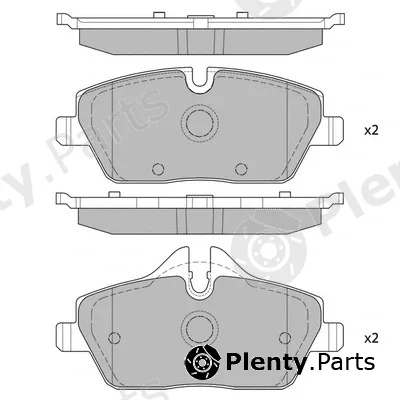 Hagen GP2245 — Brake Pad Set, disc brake