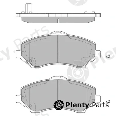 Hagen GP2185 — Brake Pad Set, disc brake