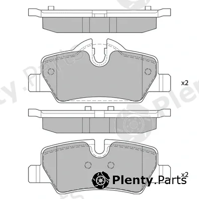 Hagen GP4004 — Brake Pad Set, disc brake