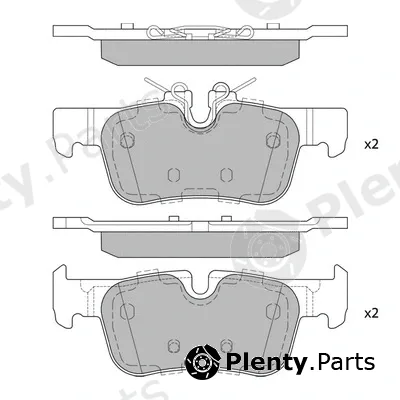 Hagen GP4066 — Brake Pad Set, disc brake