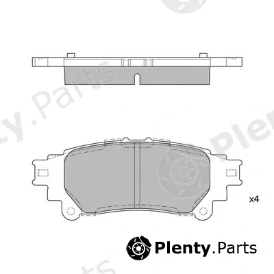 Hagen GP1458 — Brake Pad Set, disc brake