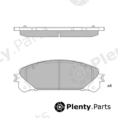 Hagen GP2137 — Brake Pad Set, disc brake