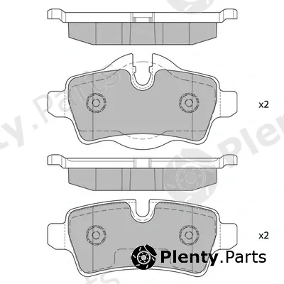 Hagen GP2246 — Brake Pad Set, disc brake