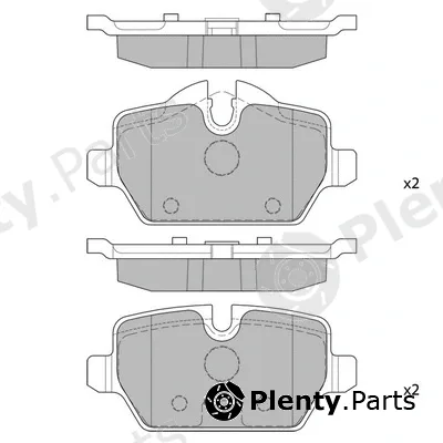 Hagen GP2161 — Brake Pad Set, disc brake