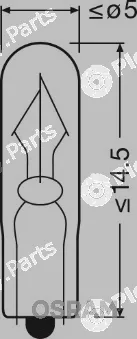 ams-OSRAM 2341 — Bulb, interior light ORIGINAL
