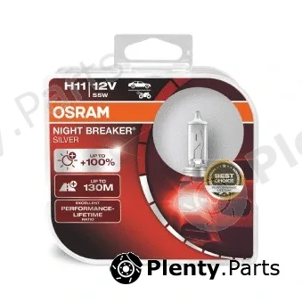 ams-OSRAM 64211NBS-HCB — Bulb, spotlight NIGHT BREAKER® SILVER