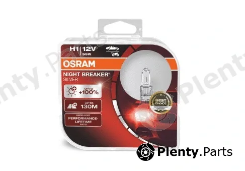 ams-OSRAM 64150NBS-HCB — Bulb, spotlight NIGHT BREAKER® SILVER
