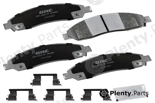 GRC Prime GPRD1039SD — Brake Pad Set, disc brake