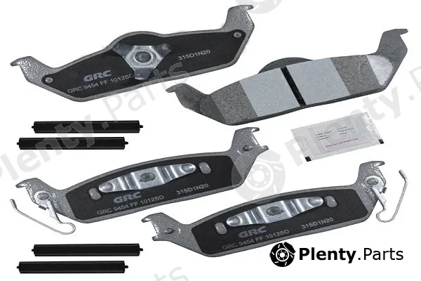 GRC Prime GPRD1012SD — Brake Pad Set, disc brake