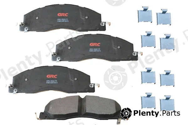 GRC - Ultra Brakes GMD1399 — Brake Pad Set, disc brake