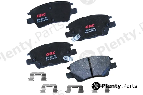 GRC - Ultra Brakes GCD1844 — Brake Pad Set, disc brake