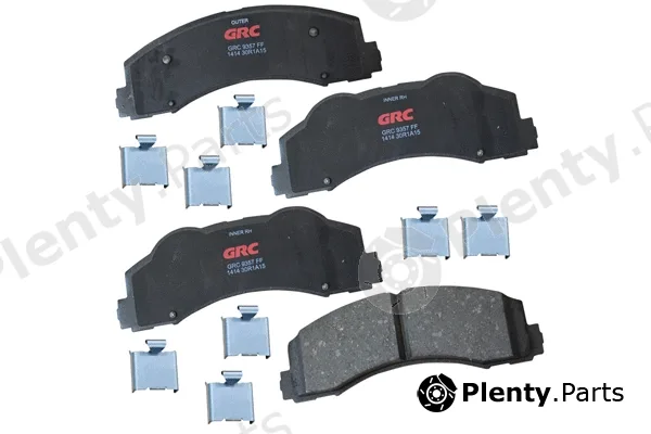 GRC - Ultra Brakes GCD1414 — Brake Pad Set, disc brake