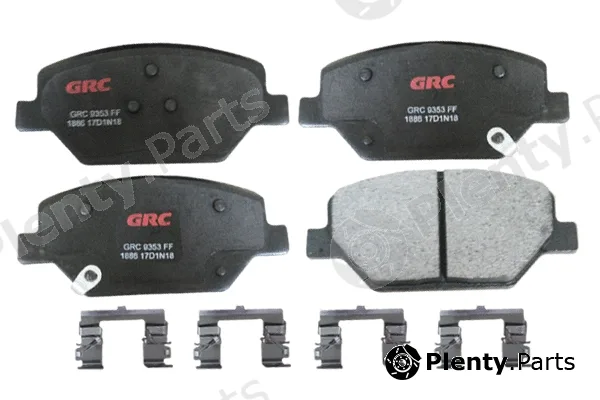 GRC - Ultra Brakes GMD1886 — Brake Pad Set, disc brake