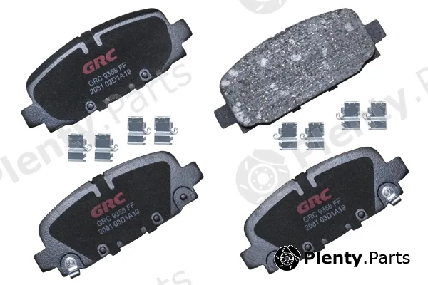 GRC - Ultra Brakes GCD2081 — Brake Pad Set, disc brake