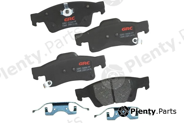 GRC - Ultra Brakes GCD1498 — Brake Pad Set, disc brake