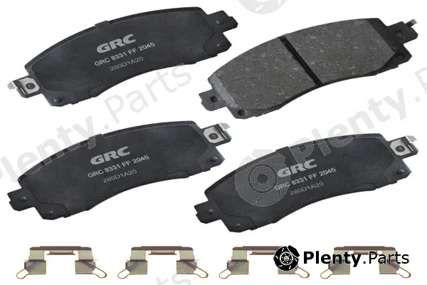 GRC - Ultra Brakes GCD2045 — Brake Pad Set, disc brake