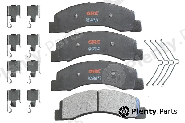 GRC - Ultra Brakes GMD824 — Brake Pad Set, disc brake