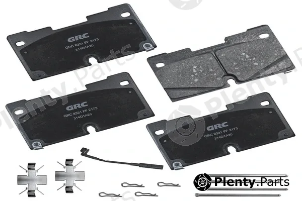 GRC - Ultra Brakes GCD2173 — Brake Pad Set, disc brake