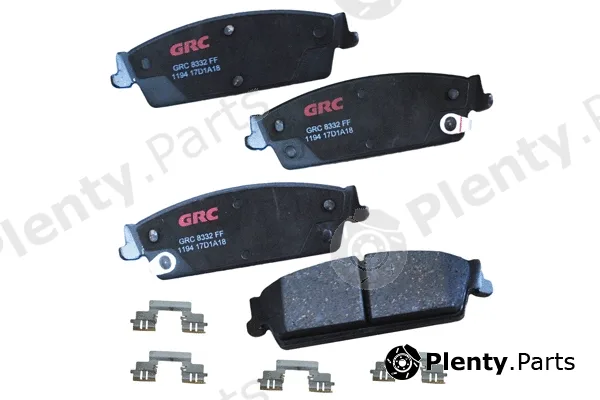 GRC - Ultra Brakes GCD1194 — Brake Pad Set, disc brake