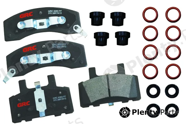 GRC - Ultra Brakes GMD370 — Brake Pad Set, disc brake
