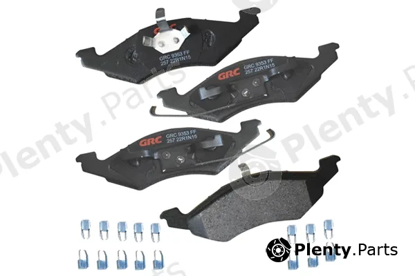 GRC - Ultra Brakes GMD257 — Brake Pad Set, disc brake
