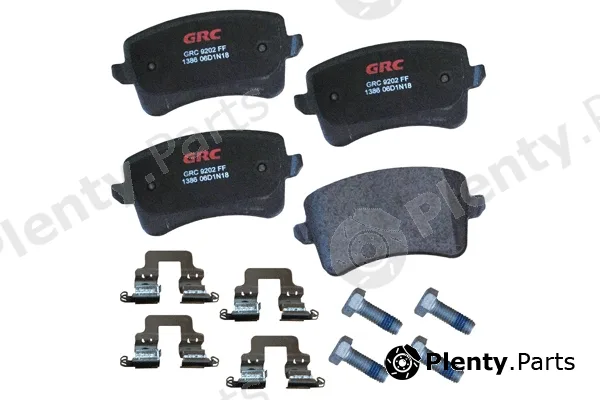 GRC - Ultra Brakes GCD1386 — Brake Pad Set, disc brake