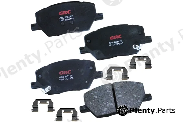 GRC - Ultra Brakes GCD1811 — Brake Pad Set, disc brake
