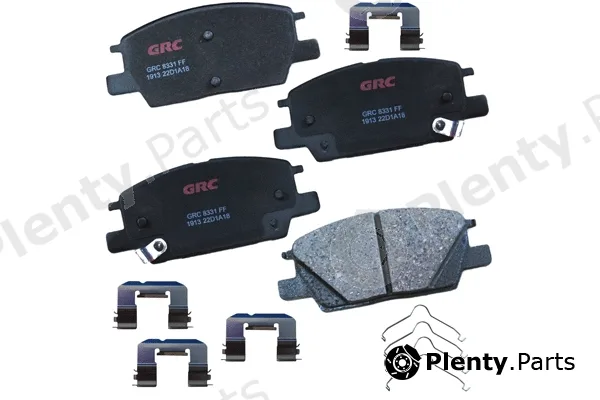 GRC - Ultra Brakes GCD1913 — Brake Pad Set, disc brake