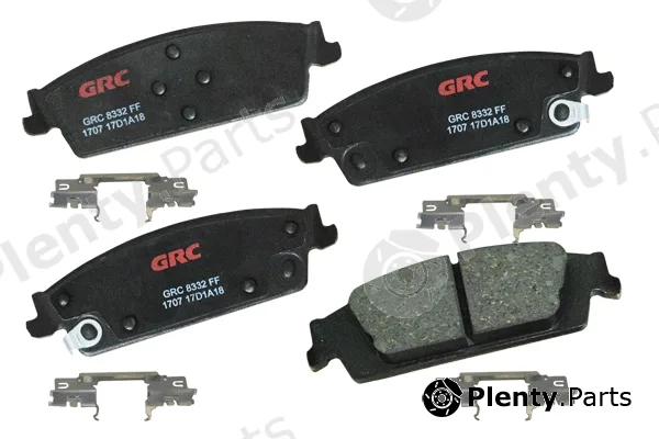 GRC - Ultra Brakes GCD1707 — Brake Pad Set, disc brake