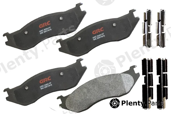 GRC - Ultra Brakes GMD966 — Brake Pad Set, disc brake