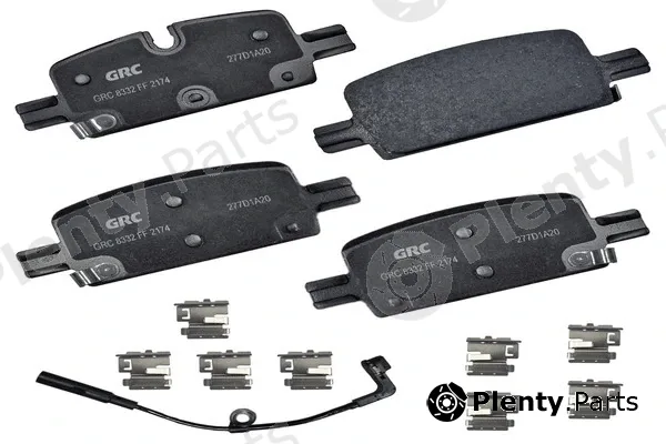 GRC - Ultra Brakes GCD2174 — Brake Pad Set, disc brake
