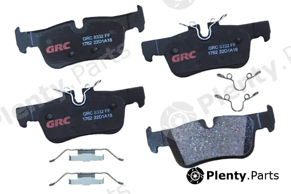 GRC - Ultra Brakes GCD1762 — Brake Pad Set, disc brake