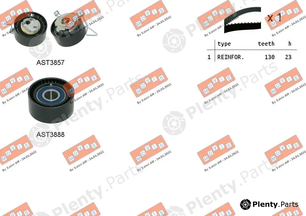 Movis ASTK1289 — Timing Belt Kit