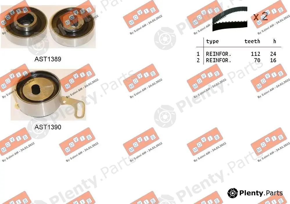 Movis ASTK1206 — Timing Belt Kit