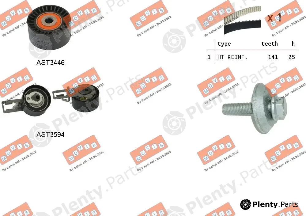 Movis ASTK1159 — Timing Belt Kit