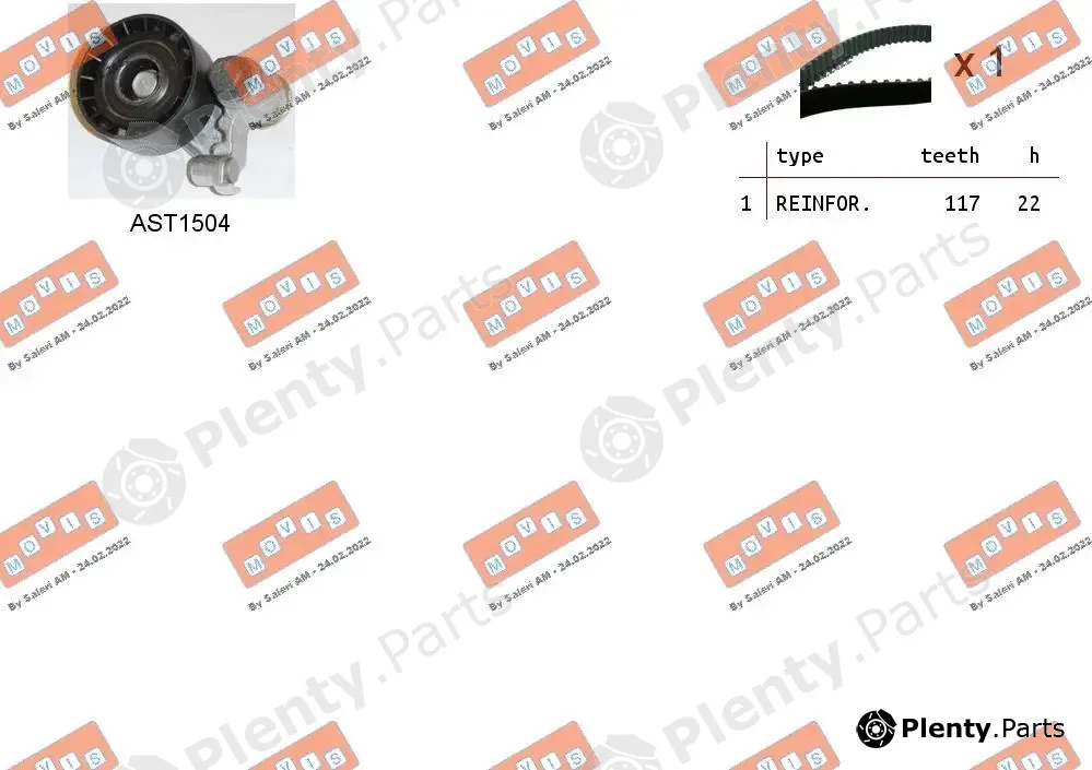 Movis ASTK0838 — Timing Belt Kit
