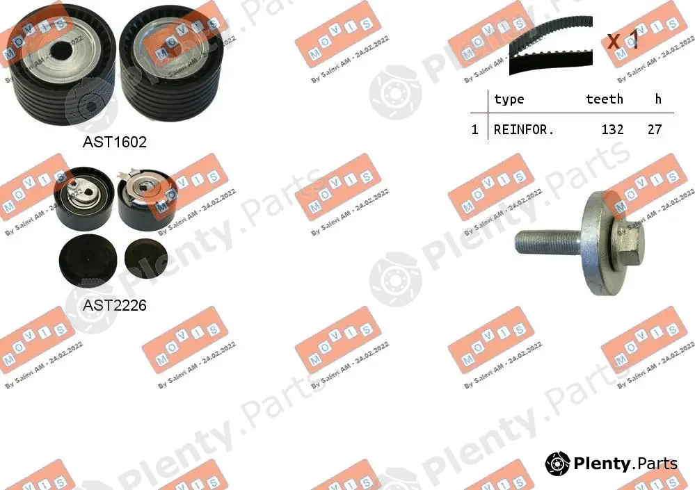 Movis ASTK0912 — Timing Belt Kit