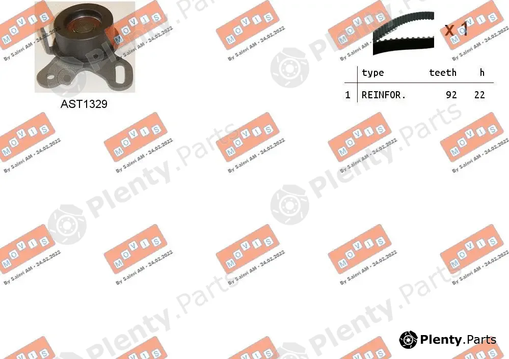 Movis ASTK1240 — Timing Belt Kit