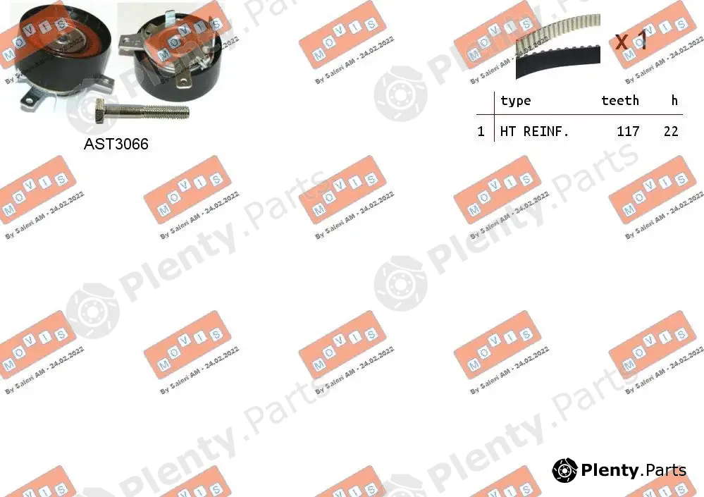 Movis ASTK1127 — Timing Belt Kit