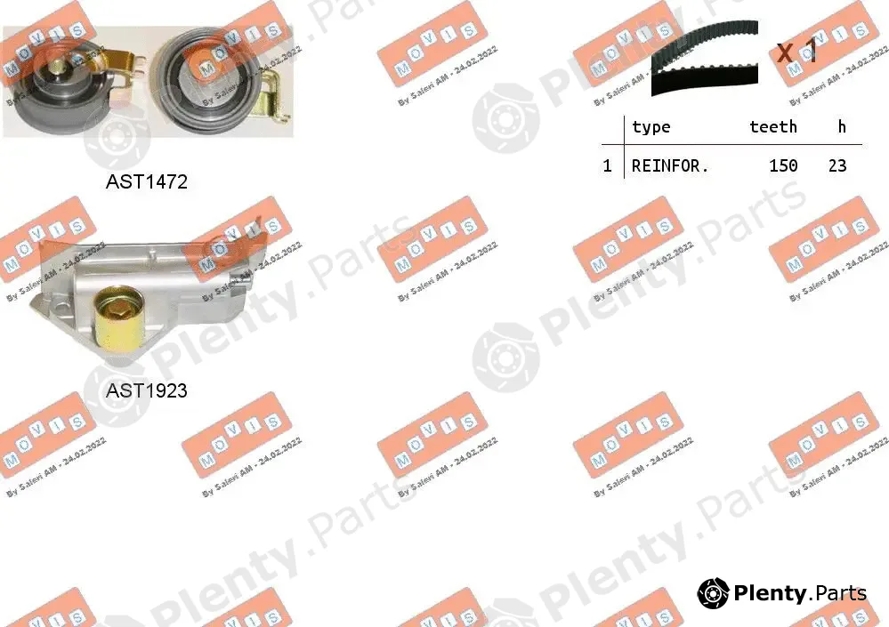 Movis ASTK0909 — Timing Belt Kit