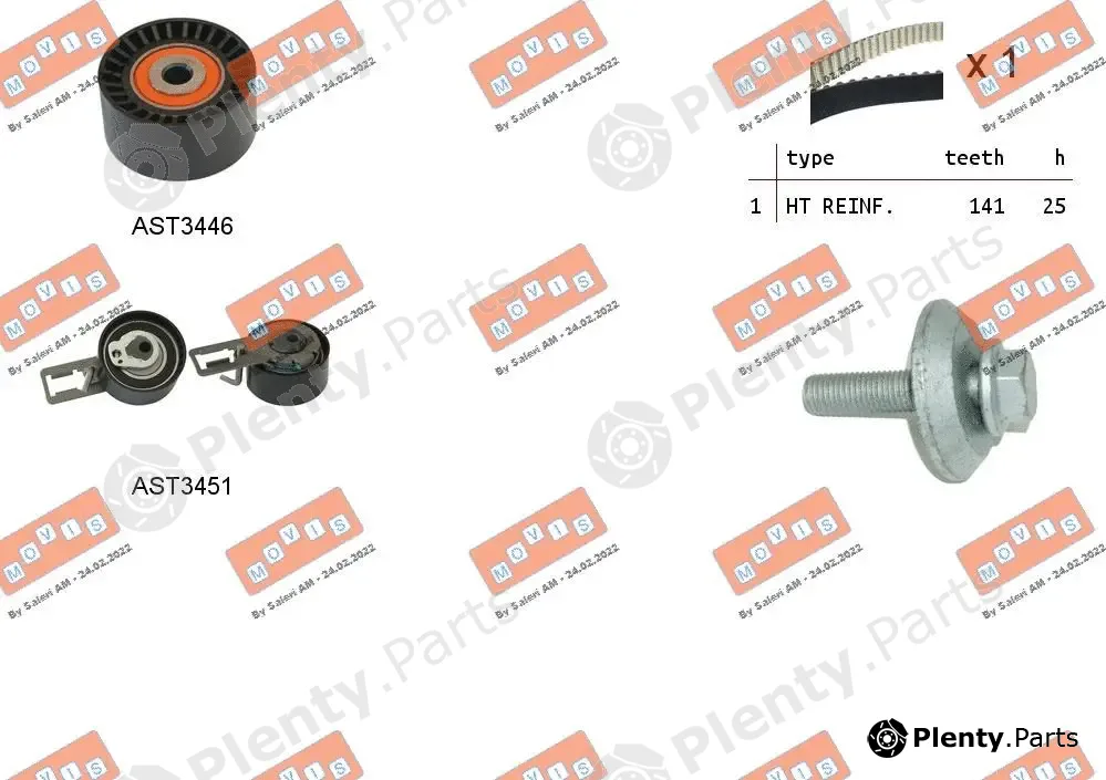 Movis ASTK1158 — Timing Belt Kit