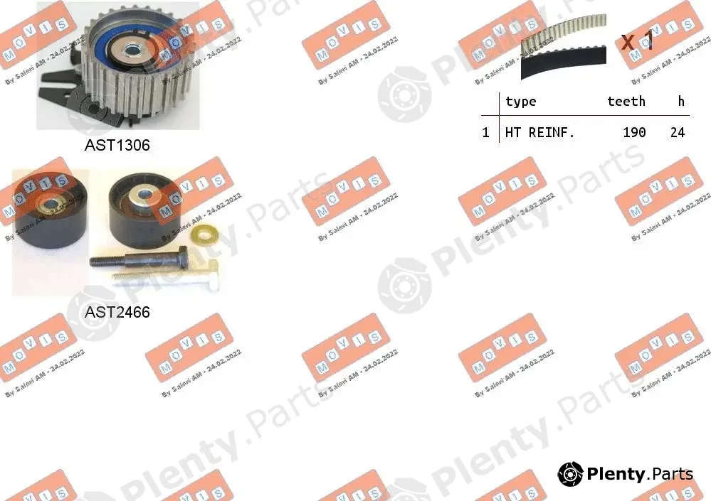 Movis ASTK1093 — Timing Belt Kit