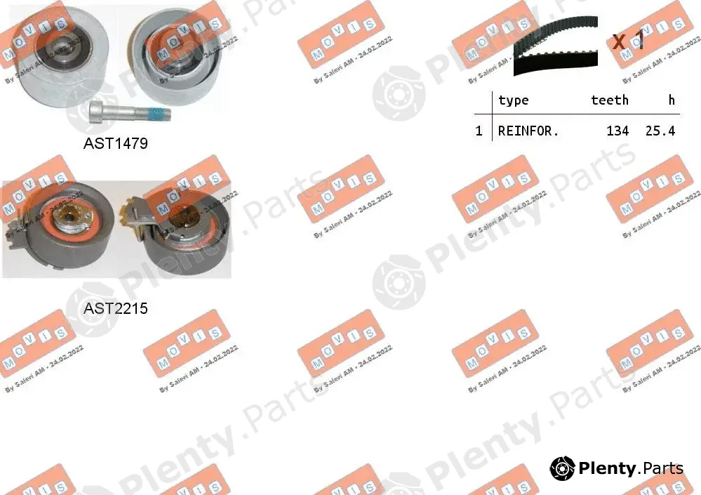Movis ASTK0923 — Timing Belt Kit